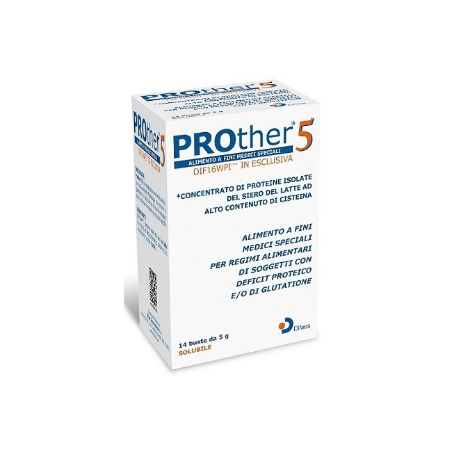 Prother 5 14 bustine alimento per fini medici speciali Prother 5 14 bustine alimento per fini medici speciali