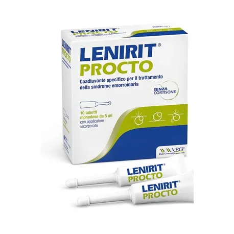 Lenirit procto crema monodose per le emorroidi 10 x 5 ml - Para-Farmacia  Bosciaclub