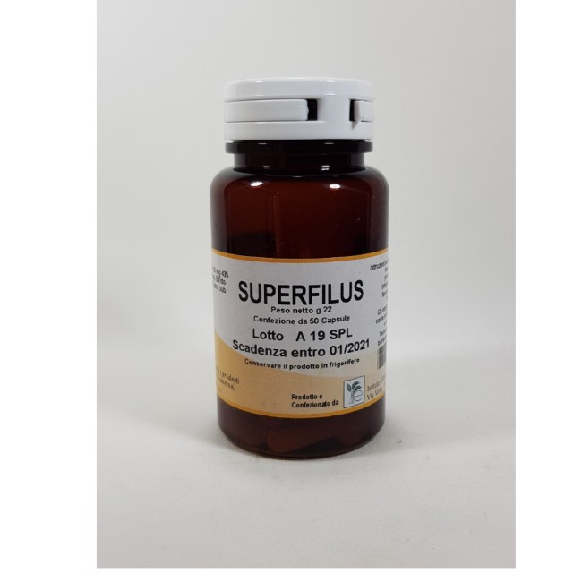 Superfilus 50 capsule 22 g integratore di fermenti lattici Superfilus 50 capsule 22 g integratore di fermenti lattici
