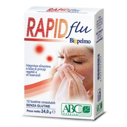 Rapid flu biopelmo 12 bustine integratore alimentare