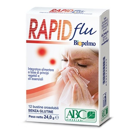 Rapid flu biopelmo 12 bustine integratore alimentare