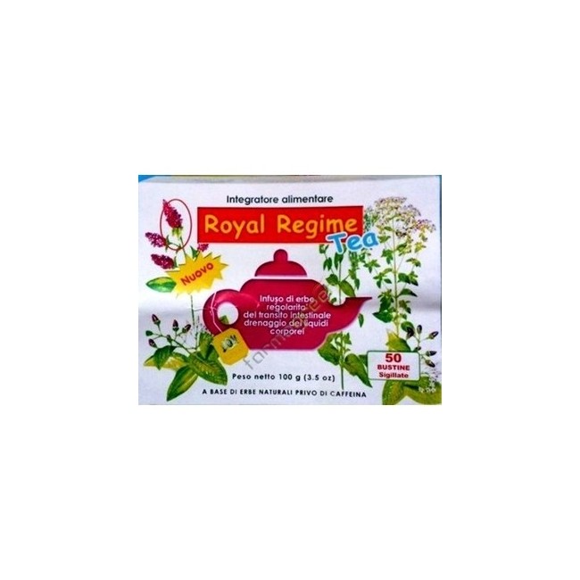 Royal regime tea 50 buste tisana dimagrante Royal regime tea 50 buste tisana dimagrante