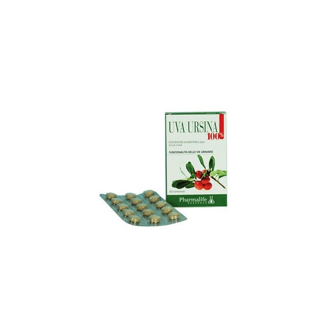 Pharmalife uva ursina 100% 60 compresse i