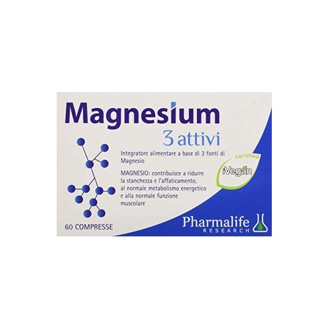 Pharmalife Magnesium 3 attivi 60 compresse integratore Pharmalife Magnesium 3 attivi 60 compresse integratore
