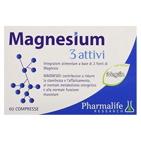 Pharmalife Magnesium 3 attivi 60 compresse integratore Pharmalife Magnesium 3 attivi 60 compresse integratore