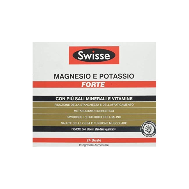 Swisse magnesio potassio forte 24 buste integratore alimentare