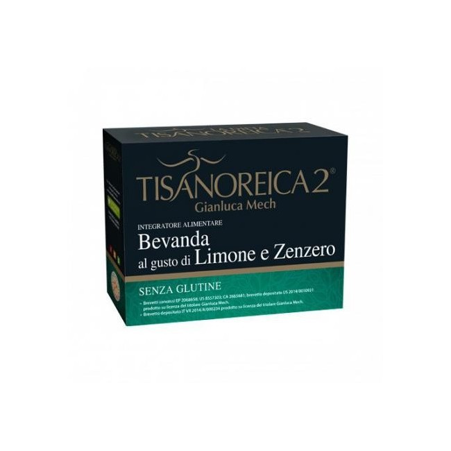Tisanoreica2 bevanda limone zenzero 4 bustine Tisanoreica2 bevanda limone zenzero 4 bustine