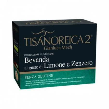 Tisanoreica2 bevanda limone zenzero 4 bustine Tisanoreica2 bevanda limone zenzero 4 bustine