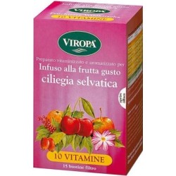 Viropa 10 vitamine ciliege infuso 15 bustine