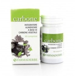Farmaderbe Carbone vegetale 60 compresse
