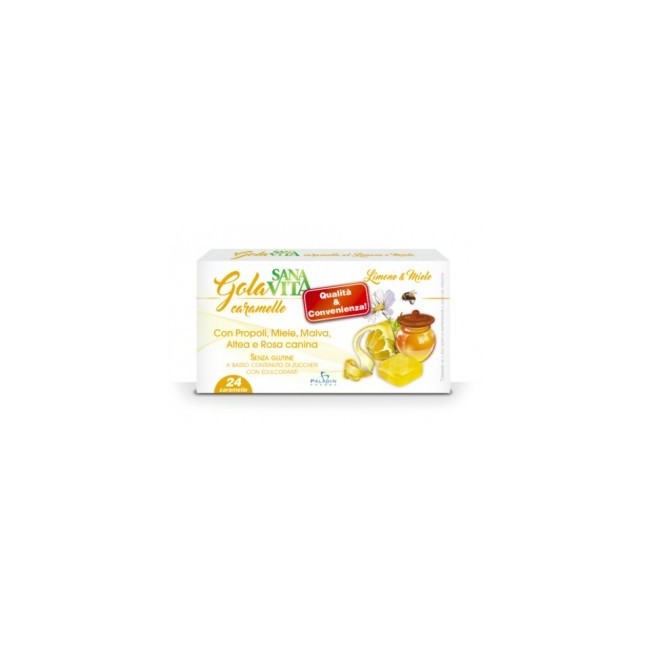 Sanavita gola limone miele 24 compresse Sanavita gola limone miele 24 compresse
