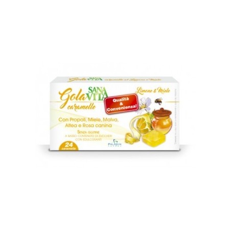 Sanavita gola limone miele 24 compresse