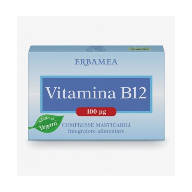 Erbamea Vitamina b12 integratore 90 compresse masticabili Erbamea Vitamina b12 integratore 90 compresse masticabili