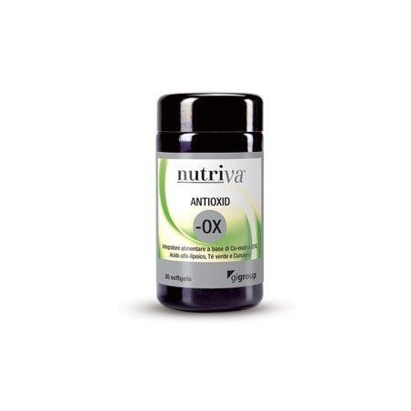 Nutriva antioxid-ox 30 capsule softgel integratore alimentare Nutriva antioxid-ox 30 capsule softgel integratore alimentare