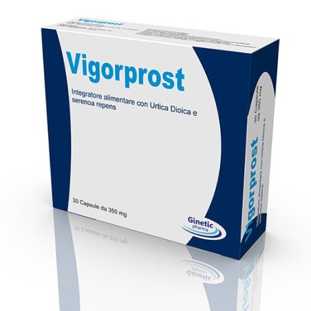 Ginetic pharma Vigorprost 30 capsule integratore alimentare Ginetic pharma Vigorprost 30 capsule integratore alimentare