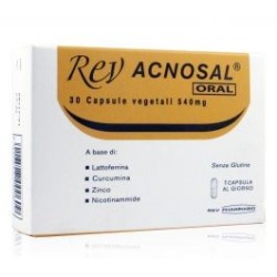 Rev Pharmabio Rev acnosal oral 30 capsule integratore alimentare