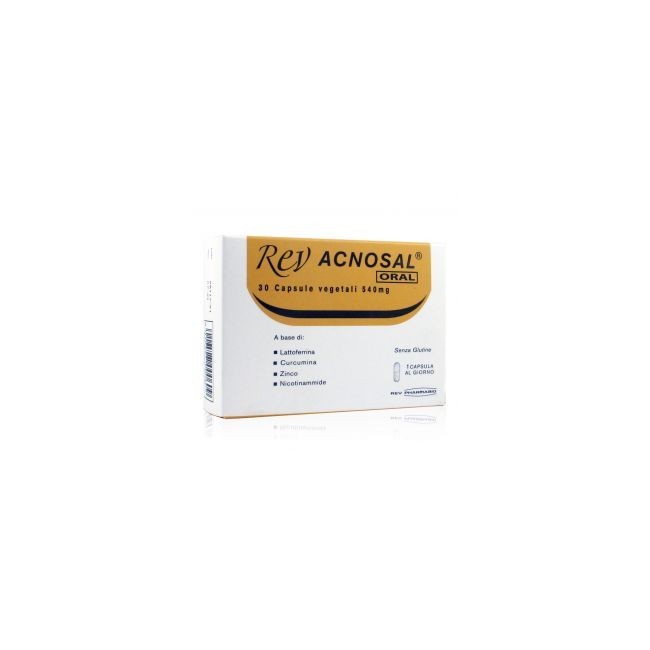 Rev Pharmabio Rev acnosal oral 30 capsule integratore alimentare