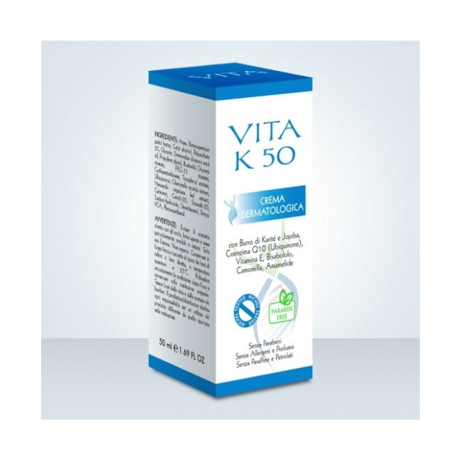 Vita k50 crema dermatologica con burro di karite 50 ml