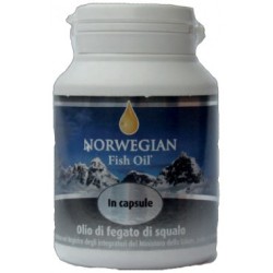 Norwegian fish oil Omega 3 olio fegato squalo 120 capsule
