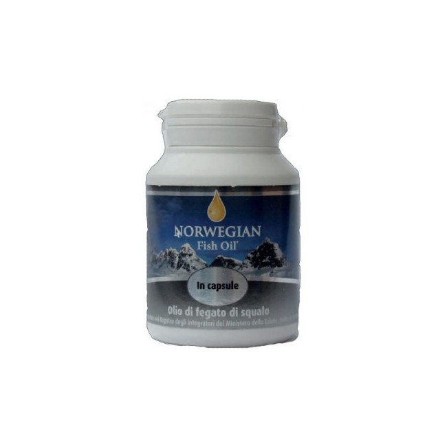 Norwegian fish oil Omega 3 olio fegato squalo 120 capsule