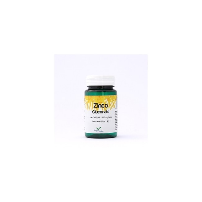 Phytoitalia zinco 100 capsule integratore alimentare Phytoitalia zinco 100 capsule integratore alimentare