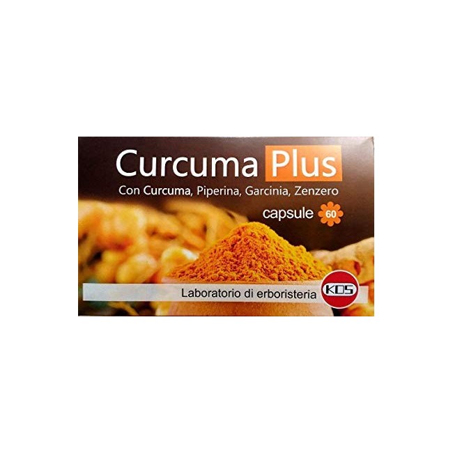 Kos Curcuma plus 60 capsule integratore alimentare Kos Curcuma plus 60 capsule integratore alimentare