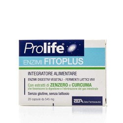 Prolife enzimi fitoplus 20 capsule integratore alimentare