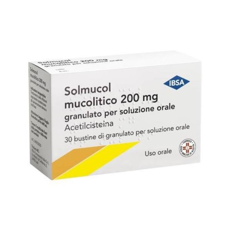 Solmucol Mucolitico * 30 Buste 200mg