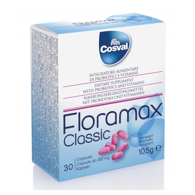 Cosval Floramax classic integratore alimentare 30 capsule Cosval Floramax classic integratore alimentare 30 capsule