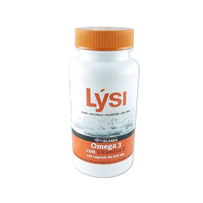 Lysi Omega 3 vitamina e integratore alimentare 120 capsule