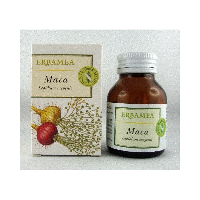 Erbamea Maca integratore alimentare 50 capsule vegetali Erbamea Maca integratore alimentare 50 capsule vegetali