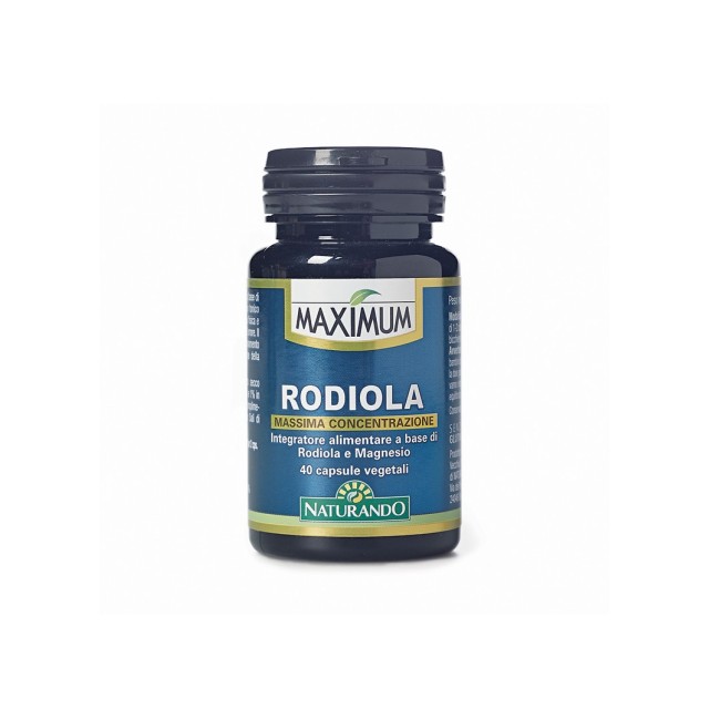Naturando Maximum rodiola integratore alimentare 40 capsule Naturando Maximum rodiola integratore alimentare 40 capsule