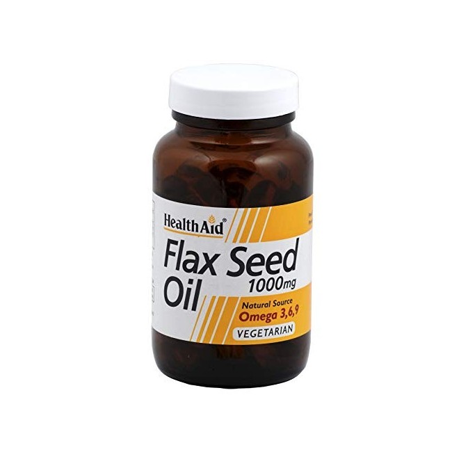Healthaid Lino olio flax seed oil integratore 60 capsule mol