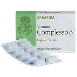 Erbamea Vitamine complesso b integratore 24 capsule vegetali