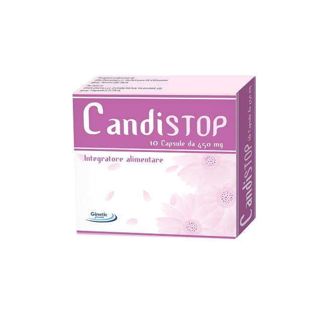Ginetic pharma Candistop integratore alimentare 10 capsule