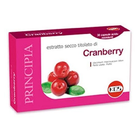 Kos Cranberry estratto secco integratore alimentare 30 capsule