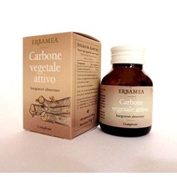 Erbamea Carbone vegetale attivo integratore alimentare