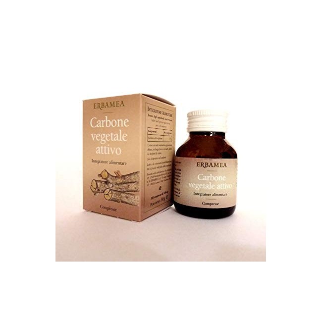 Erbamea Carbone vegetale attivo integratore alimentare 
