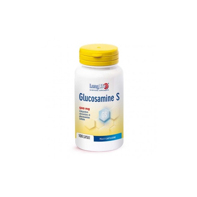 Longlife glucosamina integratore alimentare 100 capsule Longlife glucosamina integratore alimentare 100 capsule