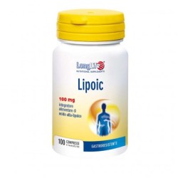 Longlife lipoic 100 mg integratore alimentare 100 capsule