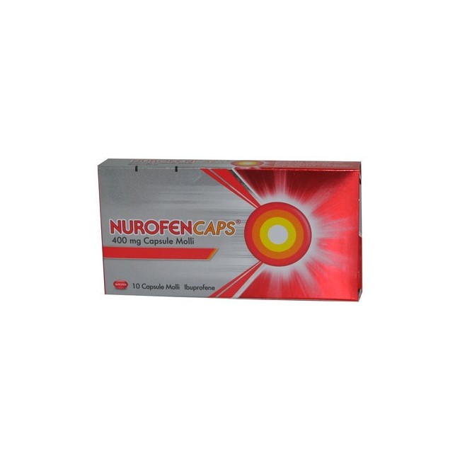 Nurofencaps 10 capsule molli farmaco con ibuprofene 400 mg