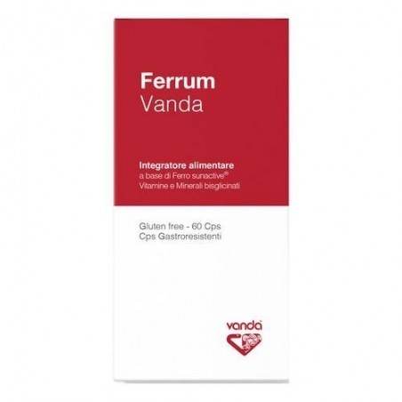 Ferrum vanda 60 capsule integratore alimentare Ferrum vanda 60 capsule integratore alimentare
