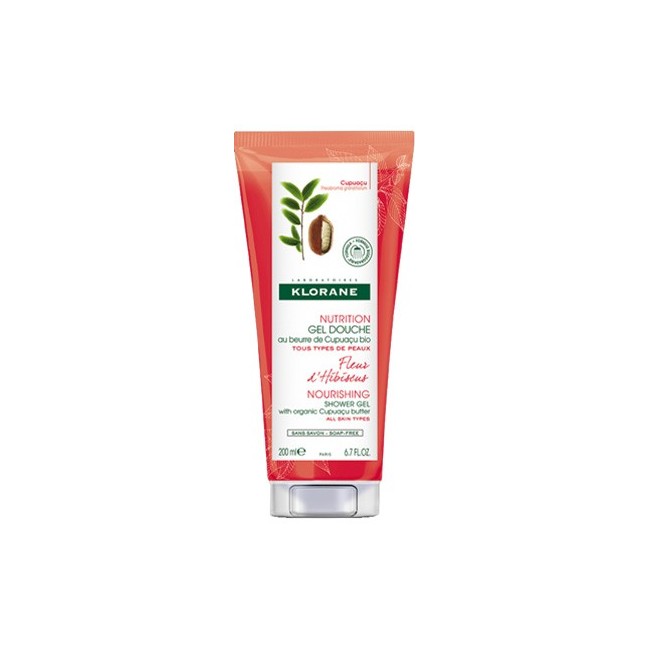 Klorane gel doccia fiore d'ibisco detergente delicato 200 ml Klorane gel doccia fiore d'ibisco detergente delicato 200 ml