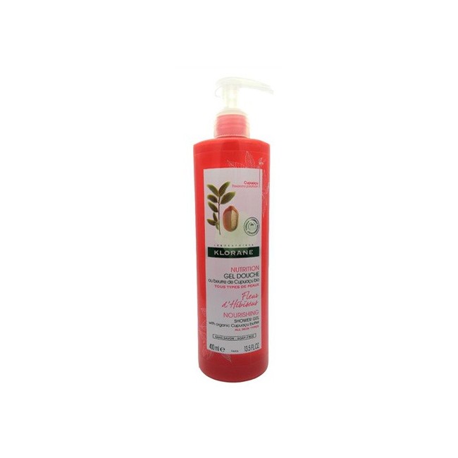 Klorane gel doccia fiore d'ibisco detergente delicato 400 ml Klorane gel doccia fiore d'ibisco detergente delicato 400 ml