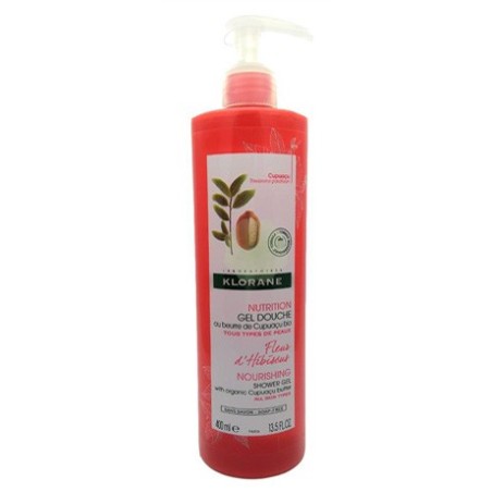 Klorane gel doccia fiore d'ibisco detergente delicato 400 ml Klorane gel doccia fiore d'ibisco detergente delicato 400 ml