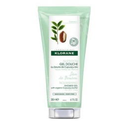 Klorane gel doccia linfa di bamboo detergente delicato 