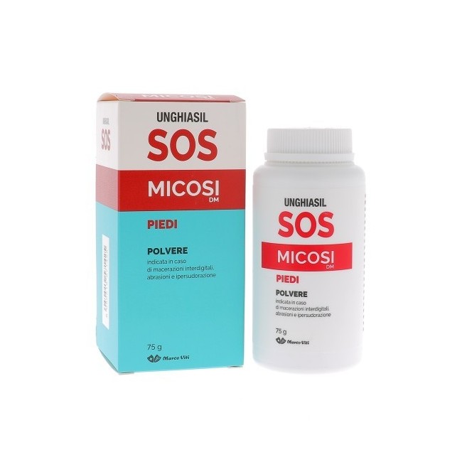 Unghiasil sos micosi polvere per le micosi dei piedi 75 g
