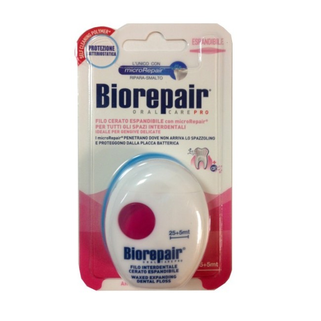 Biorepair filo interdentale espandibile antiplacca 1 pezzo