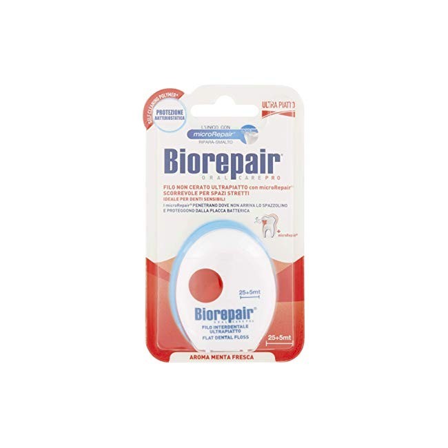 Biroepair filo interdentale piatto antiplacca e antitartaro