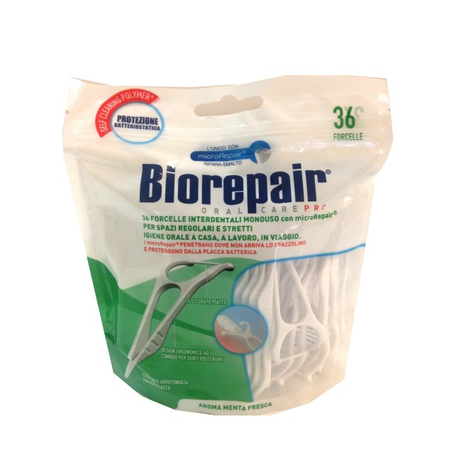 Biorepair forcelle interdentali per spazi regolari e stretti 36 pezzi Biorepair forcelle interdentali per spazi regolari e stretti 36 pezzi